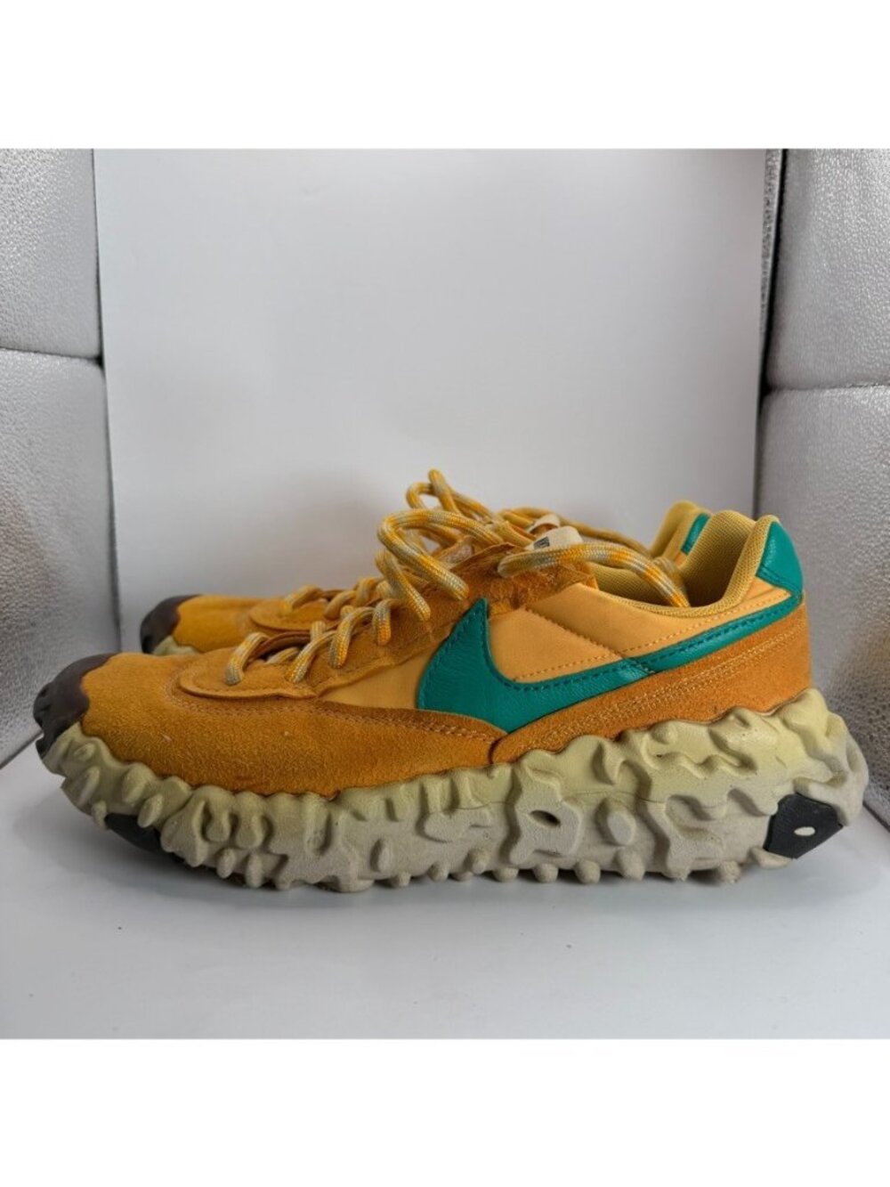 Nike Overbreak SP Pollen Rise Shoes Mens Size 11.5 Striking Neptune Green Swoosh - Picture 5 of 10